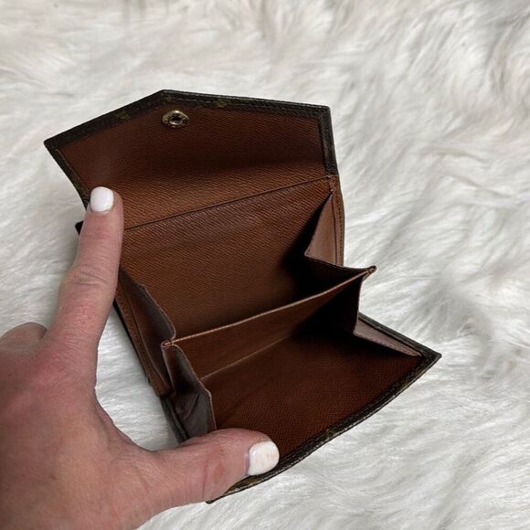 Louis Vuitton Authentic VTG Monogram Portomone Bier Cult Credit Trifold Wallet - Picture 6 of 12